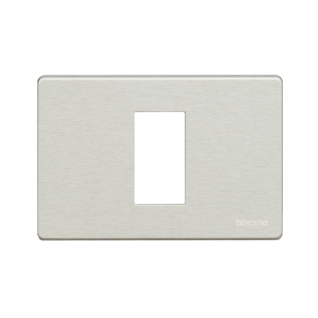 Placa de aluminio 1 polo rectangular con soporte 503SA