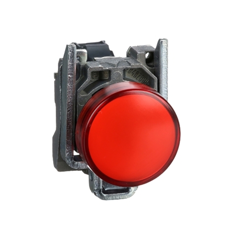 Piloto luminoso rasante rojo 24VAC/DC 22mm IP65
