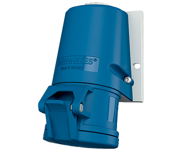 Toma Visible 16Amp 2P+T 250V Azul 6H Ip44 Libre De Halogeno