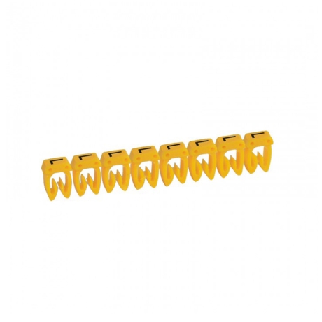 Marcador letra: L para cable 0.5-1.5mm2 amarillo x30und