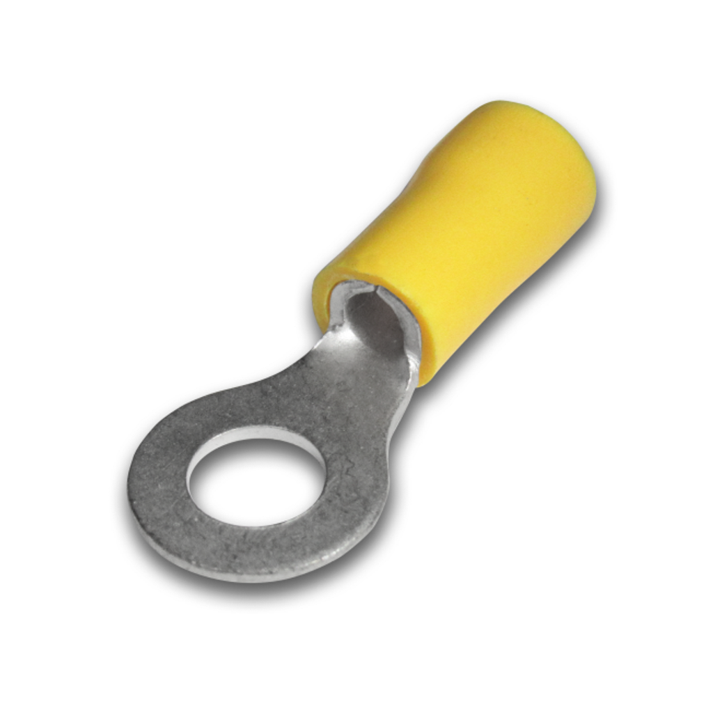 RV5.5-5 TERMINAL OJAL AISLADO 脴 3/16" 10-12AWG AMARILLO
