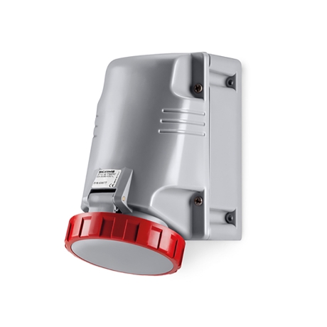 Tomacorriente p/adosar industria 3x125A+N+T 415V IP67 6h Optima