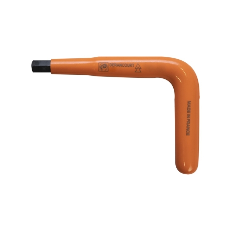 Llave hexagonal macho acodada aislada 12mm