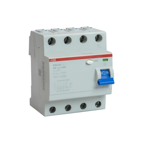 Interruptor diferencial 4x40A 30mA 230/400V AC