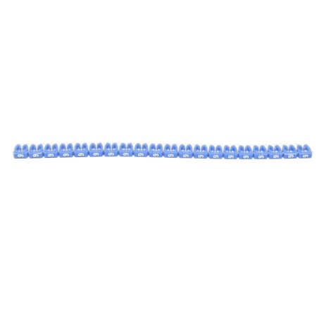 Marcador número: 6 para cable 4-6mm2 azul x20und