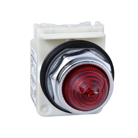 Piloto completo rojo 120VAC/DC 30mm IP66 NEMA