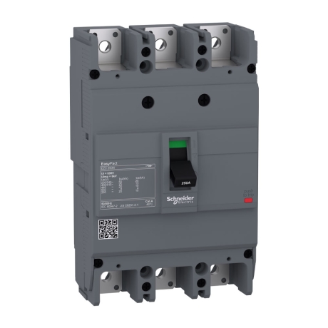 Interruptor termomagnético fijo 3x200A 25/15/10kA 240/380/440V EZC250