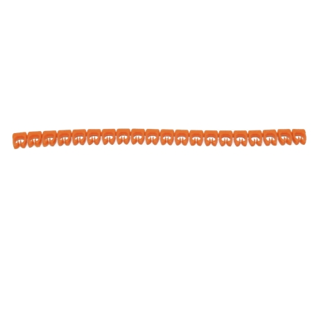Marcador número: 3 para cable 4-6mm2 anaranjado x20und