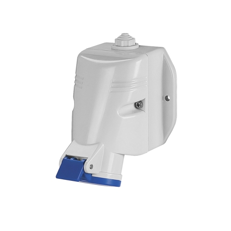 Tomacorriente p/adosar industria 3x16A+T 250V IP44 6h Optima
