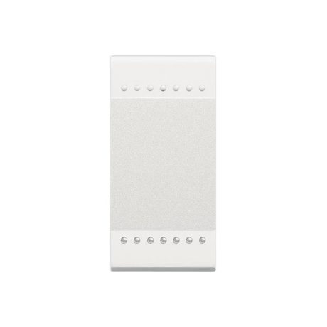 Pulsador unipolar 10A 250V 1 módulo NA blanco Living Light