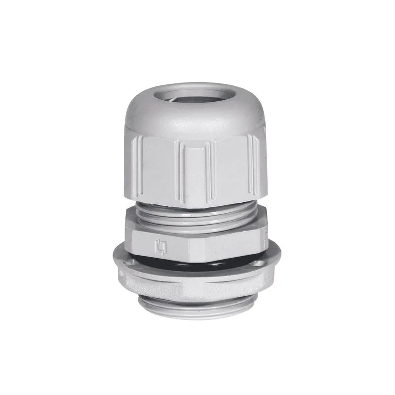 Prensaestopa de pvc gris pg21 para cable - ip68 - inc. Tuerca