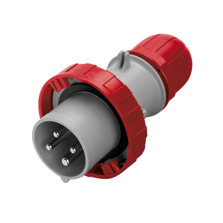 Tomacorriente aéreo industrial 3x16A+T 415V IP67 6h Optima