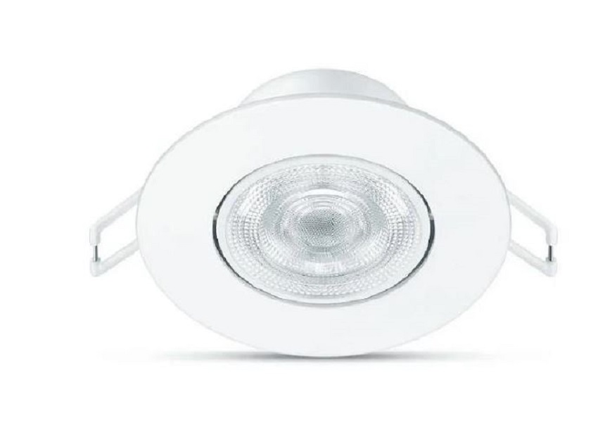 Luminaria led spot circul 6.2w 110-240v 6500k ip20 empot 500lm bl sl052 spotlight