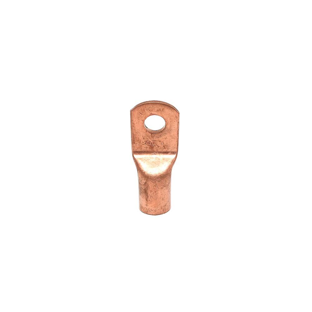 Terminal tubular de cobre electrol铆tico d/soldar 250MCM 250A