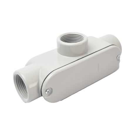 Caja Condulet ovalada tipo T 1 1/2" rosca BSP UL