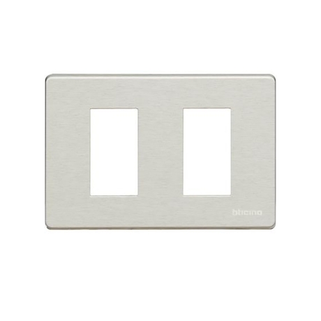 Placa de aluminio 2 polos rectangular con soporte 503SA