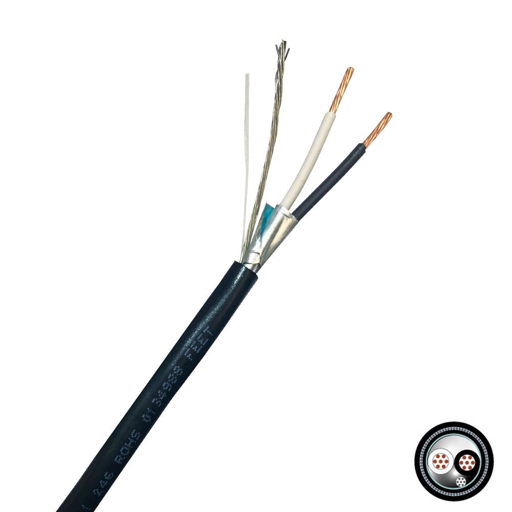Cable instrumentaci贸n apantallado c/armadura SWA 1x2x16AWG 300V ITC/PLTC-UL, x metro lineal