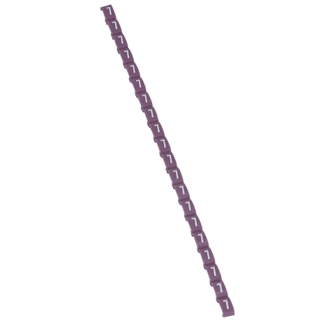 Dígitos Duplix número 7 violeta x20und