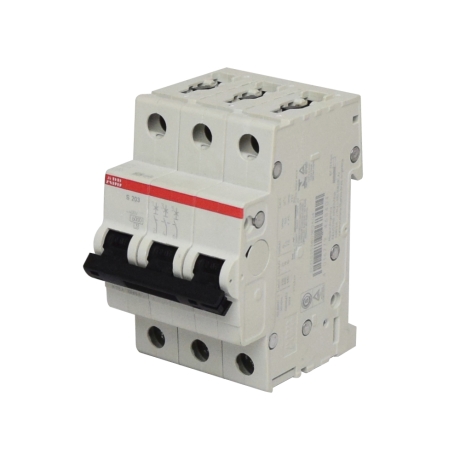 Interruptor termomagnético 3x10A 20/10kA 230/400V tipo C DIN