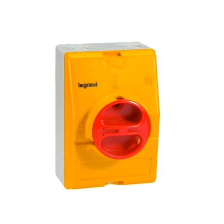 Selector manija roja 2 posiciones fijas 4P 16A