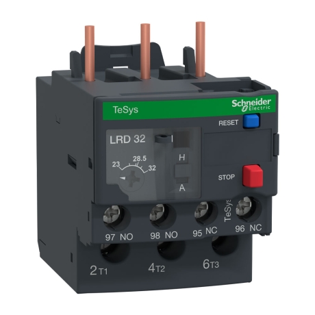 Relé térmico 23-32A para contactores LC1-D25..D38