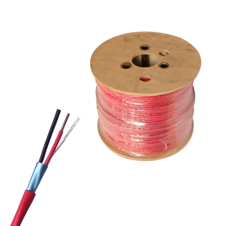Cable FPLR alarma contra incendios apantallado 2x16AWG libre de halógeno