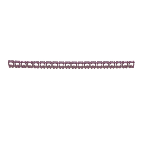 Marcador número 7 para cable 4-6mm2 violeta x20und