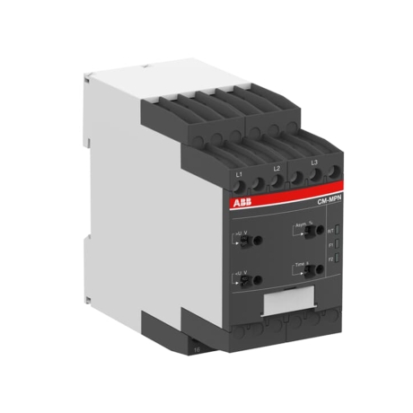 Relé de mínima y máxima tensión: falta de fase; desbalance de fases trifásico