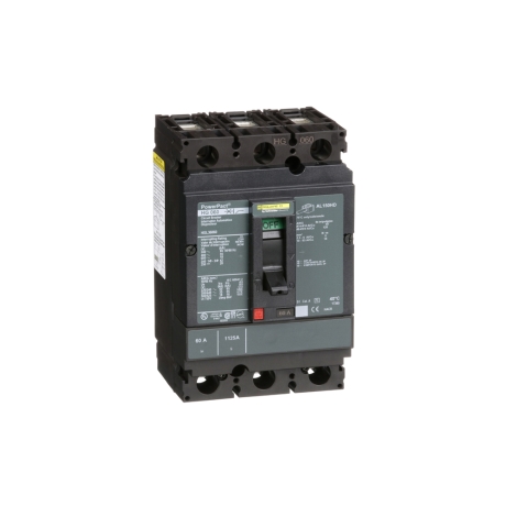 Interruptor termomagnético fijo 3x60A 65/35kA 240/480VAC PowerPact H