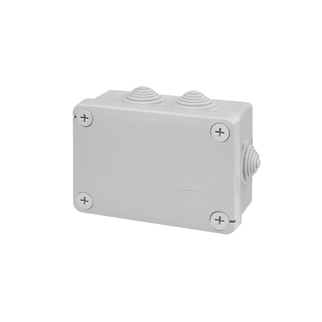 Caja de derivación PVC 150x110x70mm con 10 pasa-cables PG21 IP55