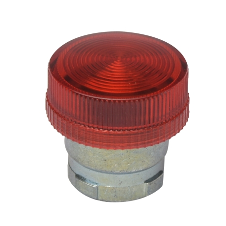 Cabeza de luz piloto 22mm color rojo