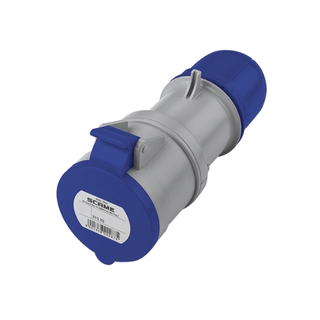 Tomacorriente aéreo industrial 3x32A+T 250V IP44 6h Optima
