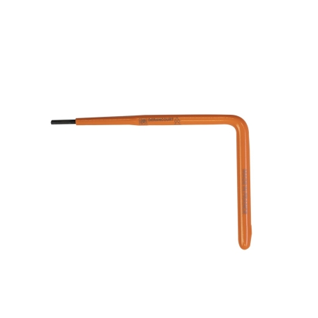 Llave hexagonal macho acodada aislada 3mm