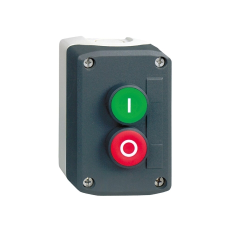 Caja equipada con 2 pulsadores Start Stop