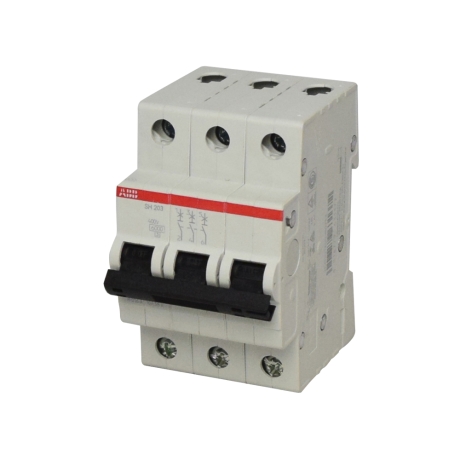 Interruptor termomagnético 3x10A 10/6kA 230/400V tipo C DIN
